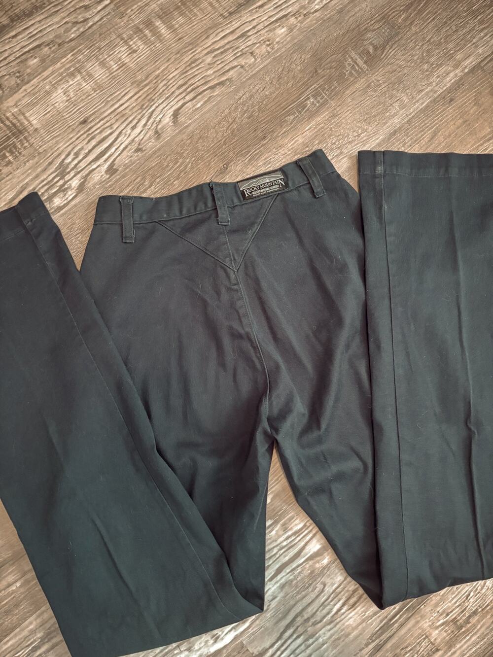 vintage 26" rockies bareback navy blue slacks